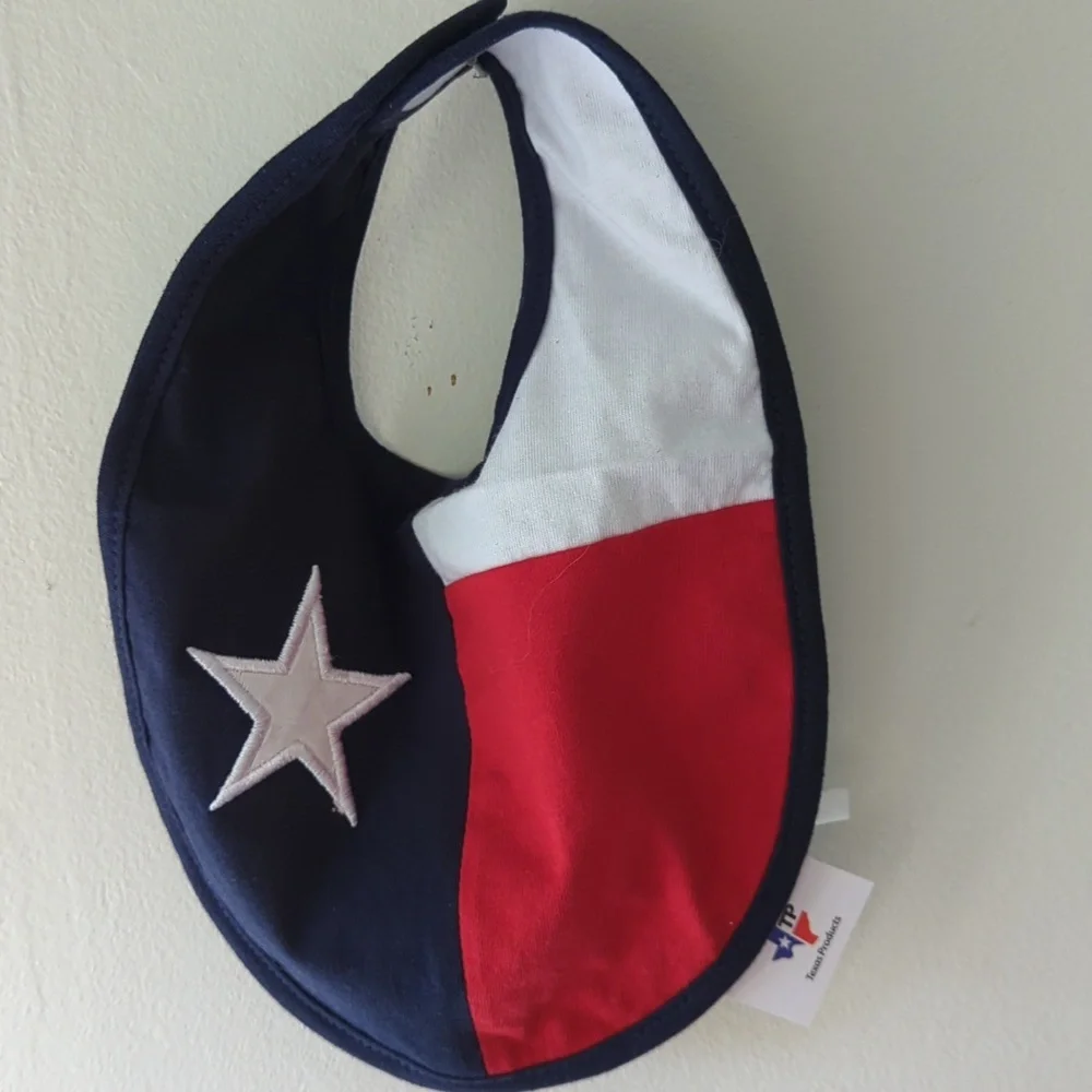 Texas baby bib